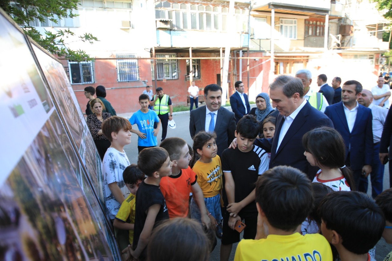 Niyazi Bayramov növbəti “ABAD məhəllə” ilə tanış oldu - FOTOLAR